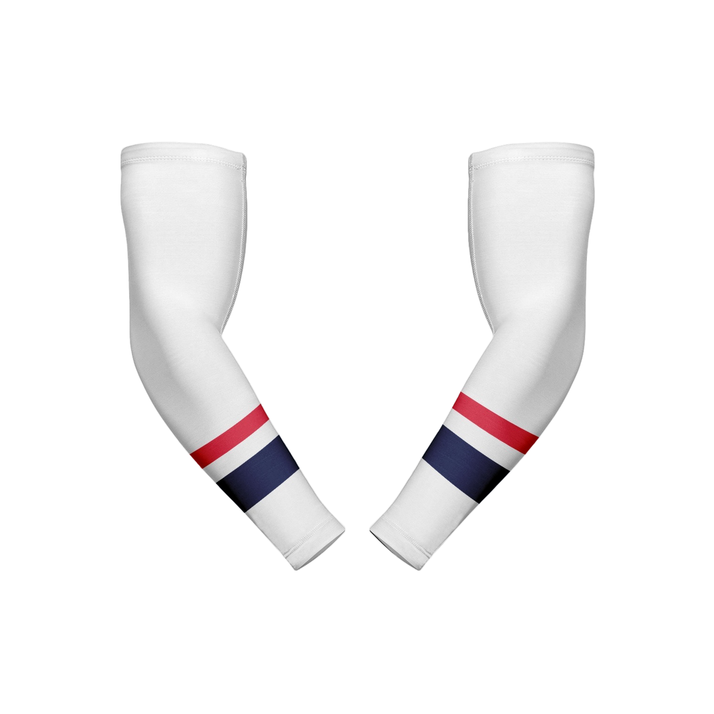 Patriot Ice Hockey Compression Sleeves ~ White