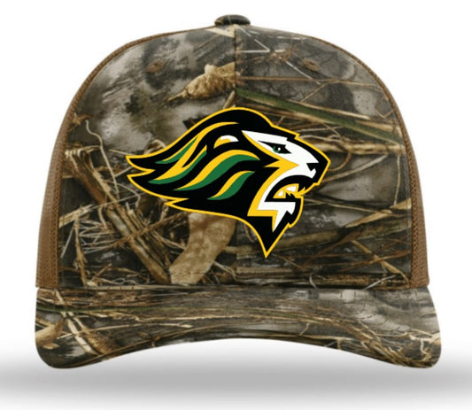 QA Logo Embroidered Patch Hat ~ Richardson 112 - Max 7 Camo