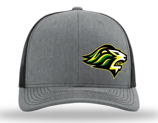 QA Logo Embroidered Clay Target Hat ~ Richardson 112 Heather Grey/Black