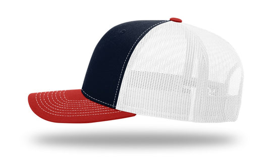PAL REC Embroidered Hat ~ Navy/Red/White