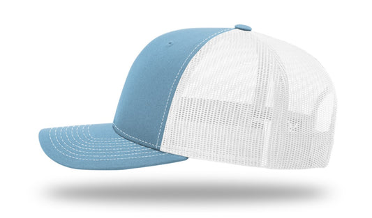 Positive Strides Embroidered Hat ~ Columbia Blue & White Snapback