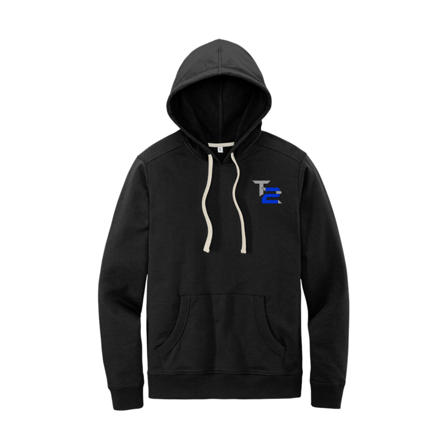 TU2RN Embroidered Midweight Soft Hoodie ~ Black