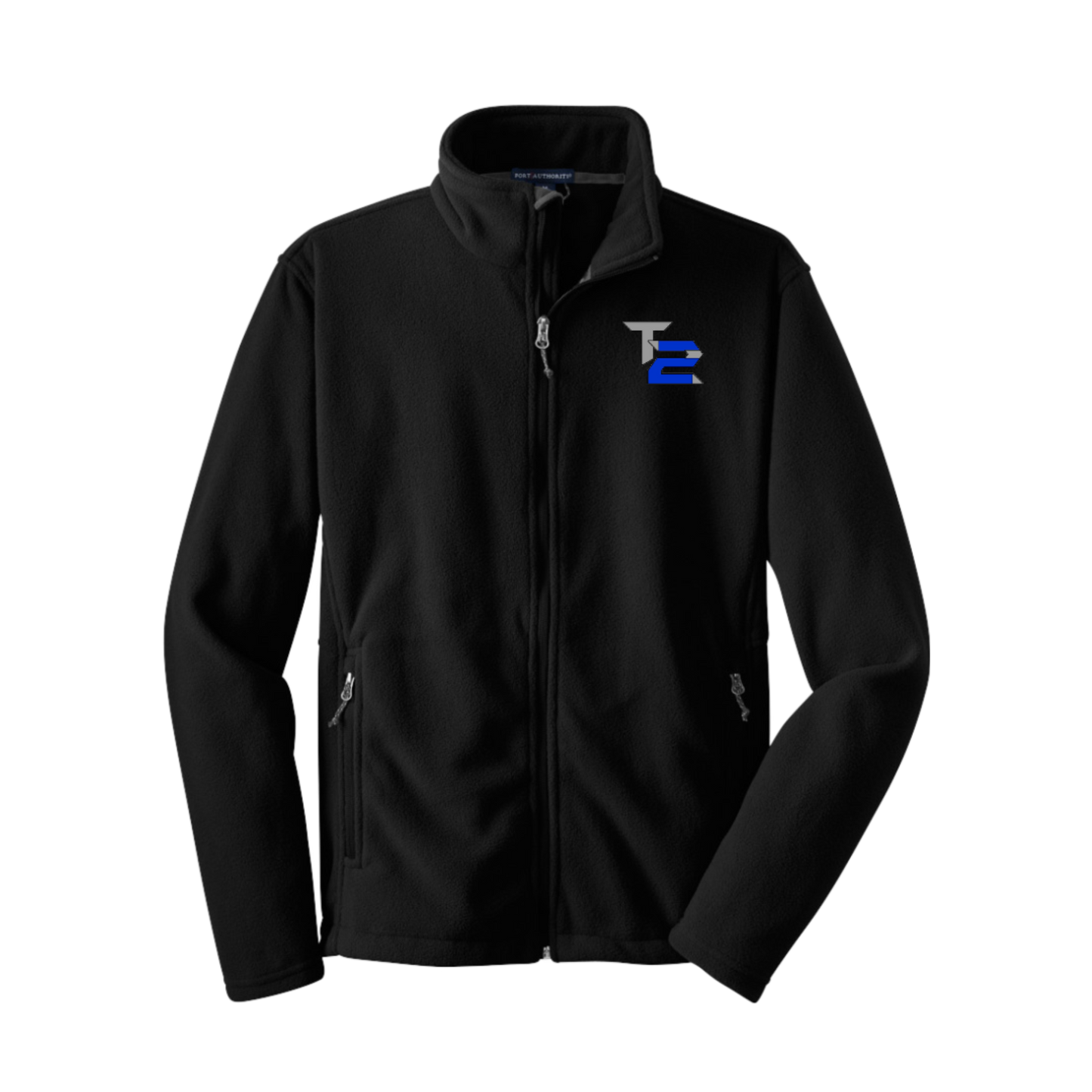 TU2RN Men's/Unisex Full-Zip Comfort Fleece ~ Black