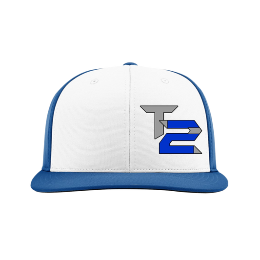 TU2RN Embroidered Hat ~ White/Royal ALT {PTS20}