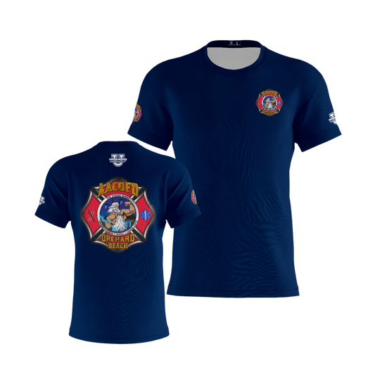 Orchard Beach Performance Dri Tech Design ~ Zeus Logo (Navy)