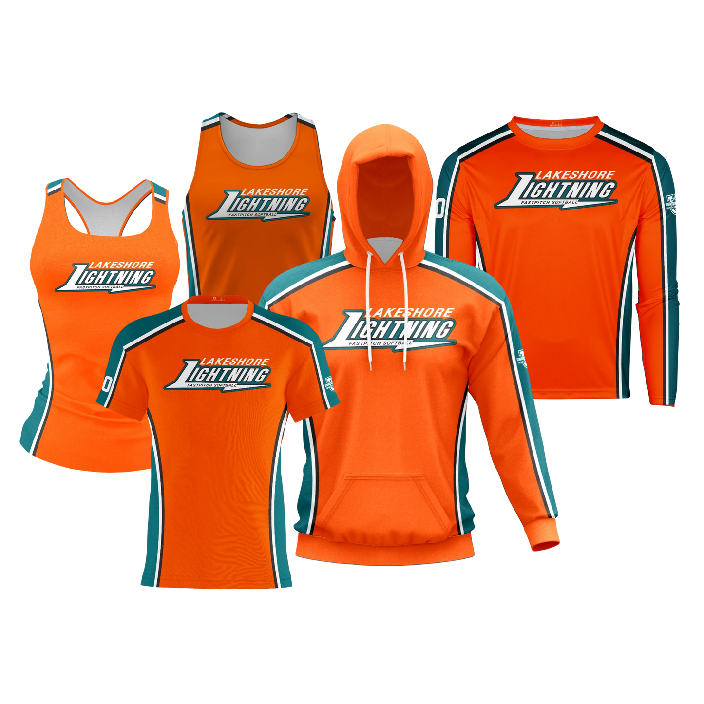 Lakeshore Performance Dri Tech Apparel ~ Jersey Replica 2025 {Orange}