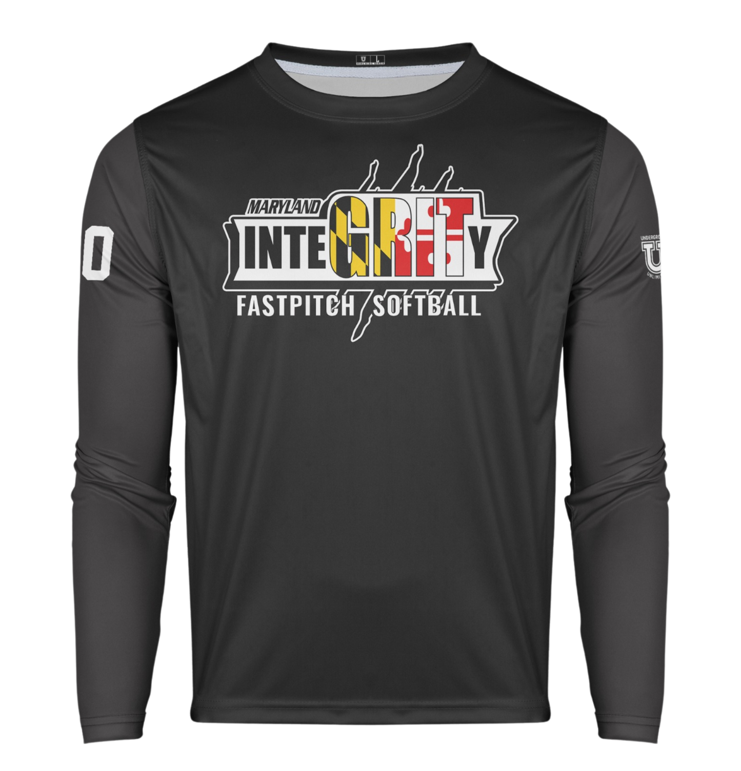 UU MD Integrity Performance Dri Tech Design ~ Old School Logo {Black}