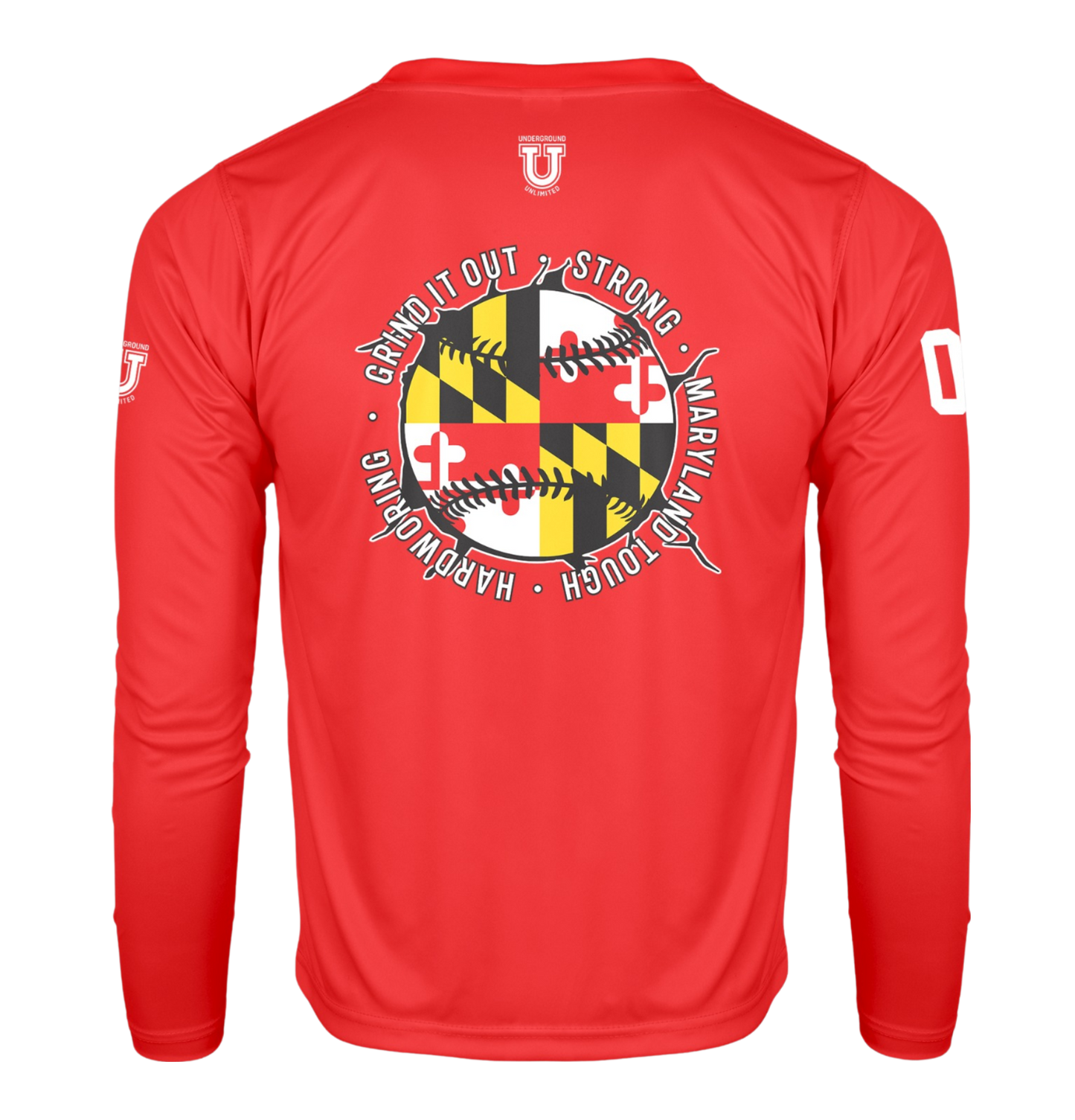 UU MD Integrity Performance Dri Tech Design ~ Old School Logo {Red}