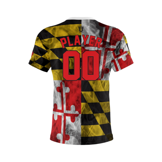 Maryland Clash Dri Tech T-Shirt ~ Maryland Smoke