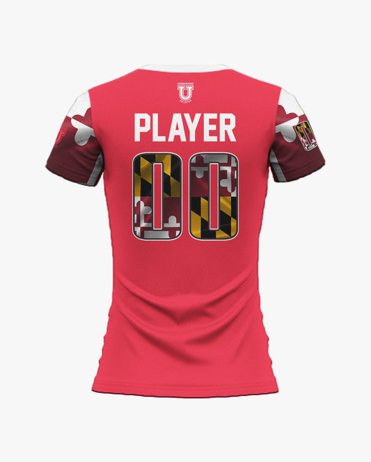 Maryland Heat Dri Tech T-Shirt ~ Red Maryland Flag