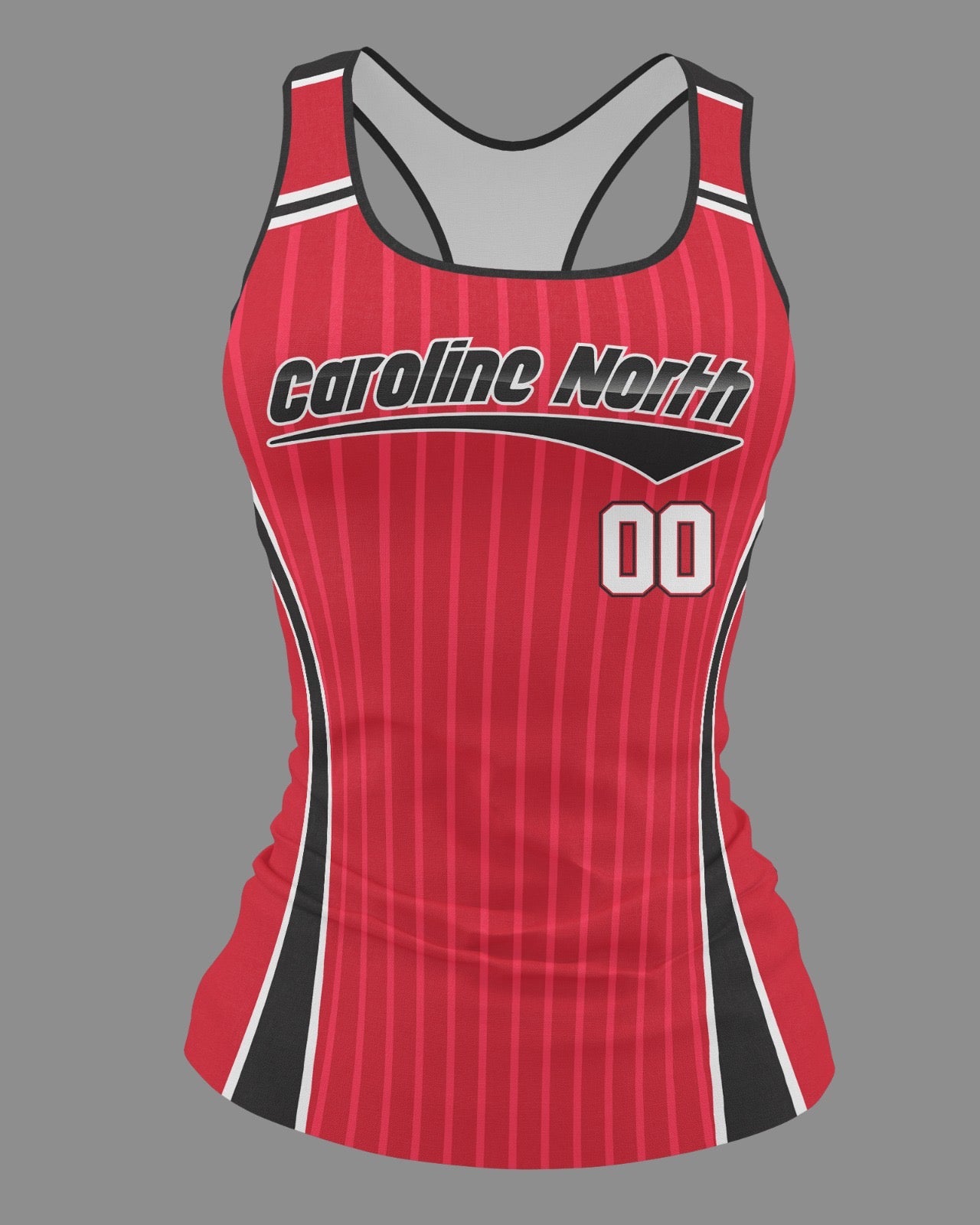 Caroline North Performance Dri Tech Design ~ Red