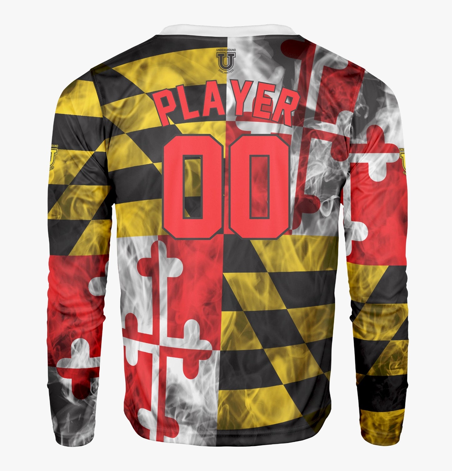 Maryland Clash Pro Performance Sun Long Sleeve ~ Maryland Smoke