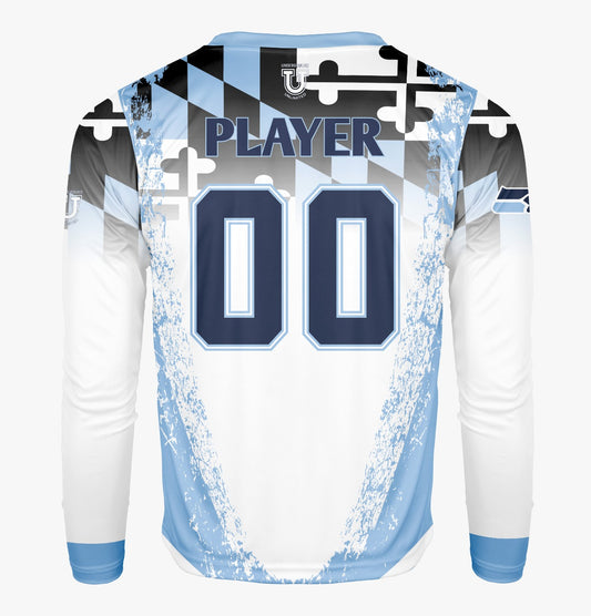 South River Pro Performance Sun Long Sleeve ~ MD Flag to White Fade