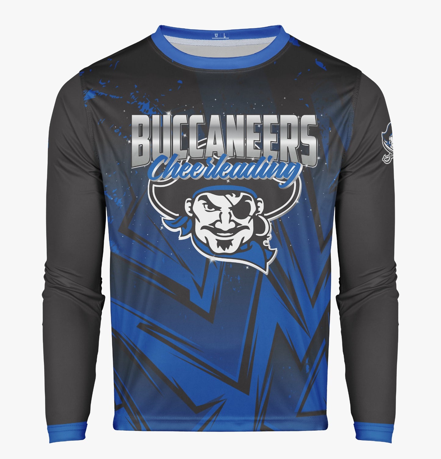 Buccaneers Cheerleading Pro Performance Sun Long Sleeve ~ Zigzag Bling