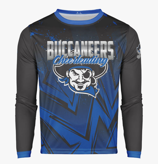 Buccaneers Cheerleading Pro Performance Sun Long Sleeve ~ Zigzag Bling