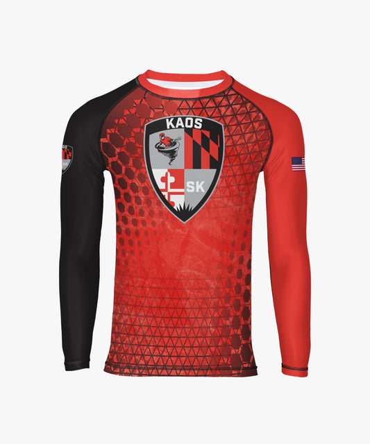 Shore Kaos Performance Compression Long Sleeve ~ Hexagon