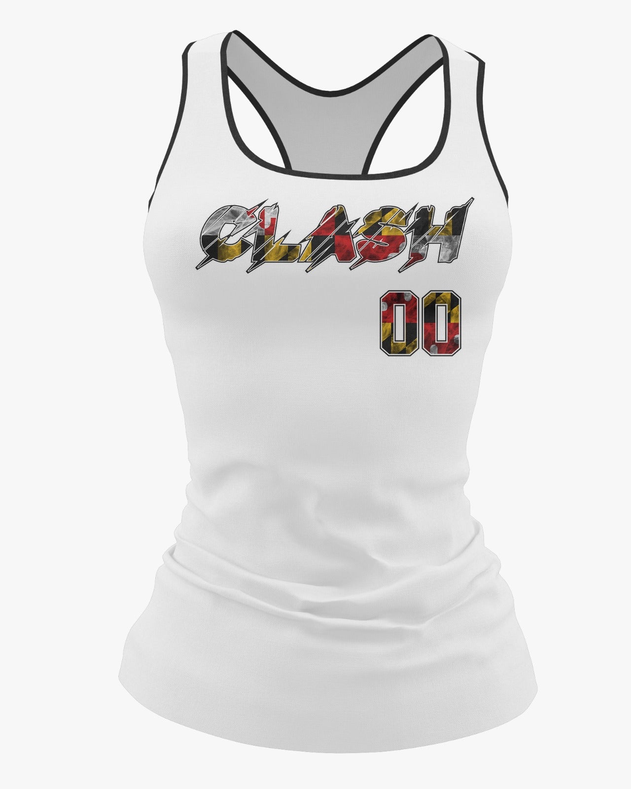 Maryland Clash Dri Tech Women's Razorback ~ Maryland Smoke