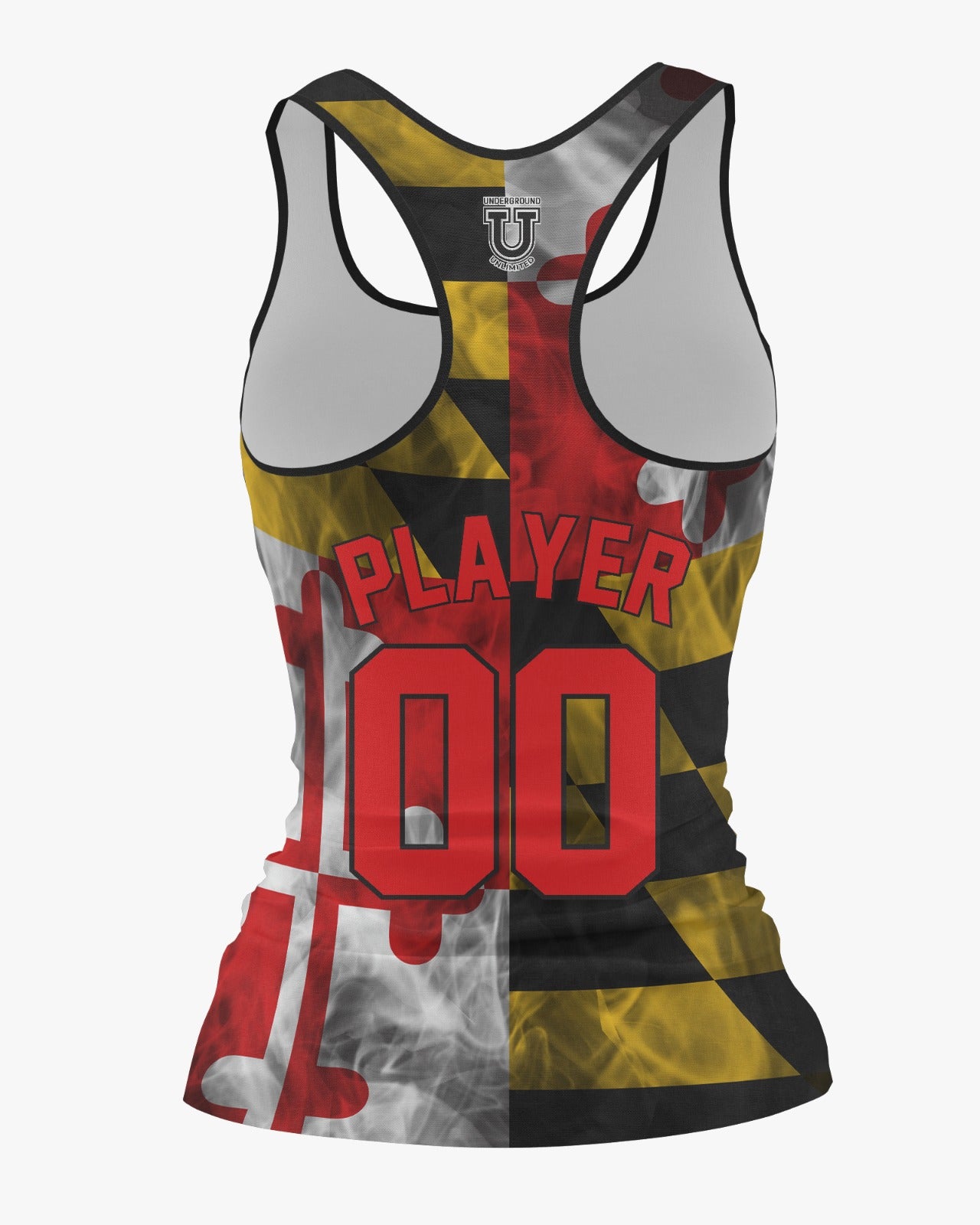 Maryland Clash Dri Tech Women's Razorback ~ Maryland Smoke