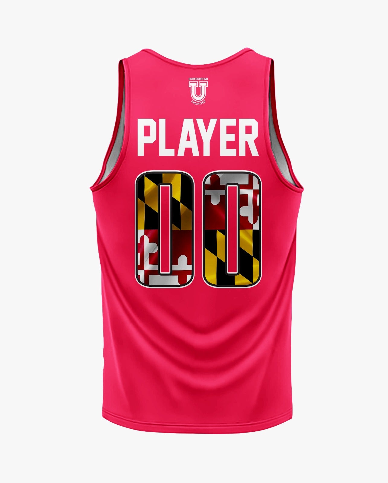 Maryland Heat Dri Tech Tank Top ~ Red Maryland Flag