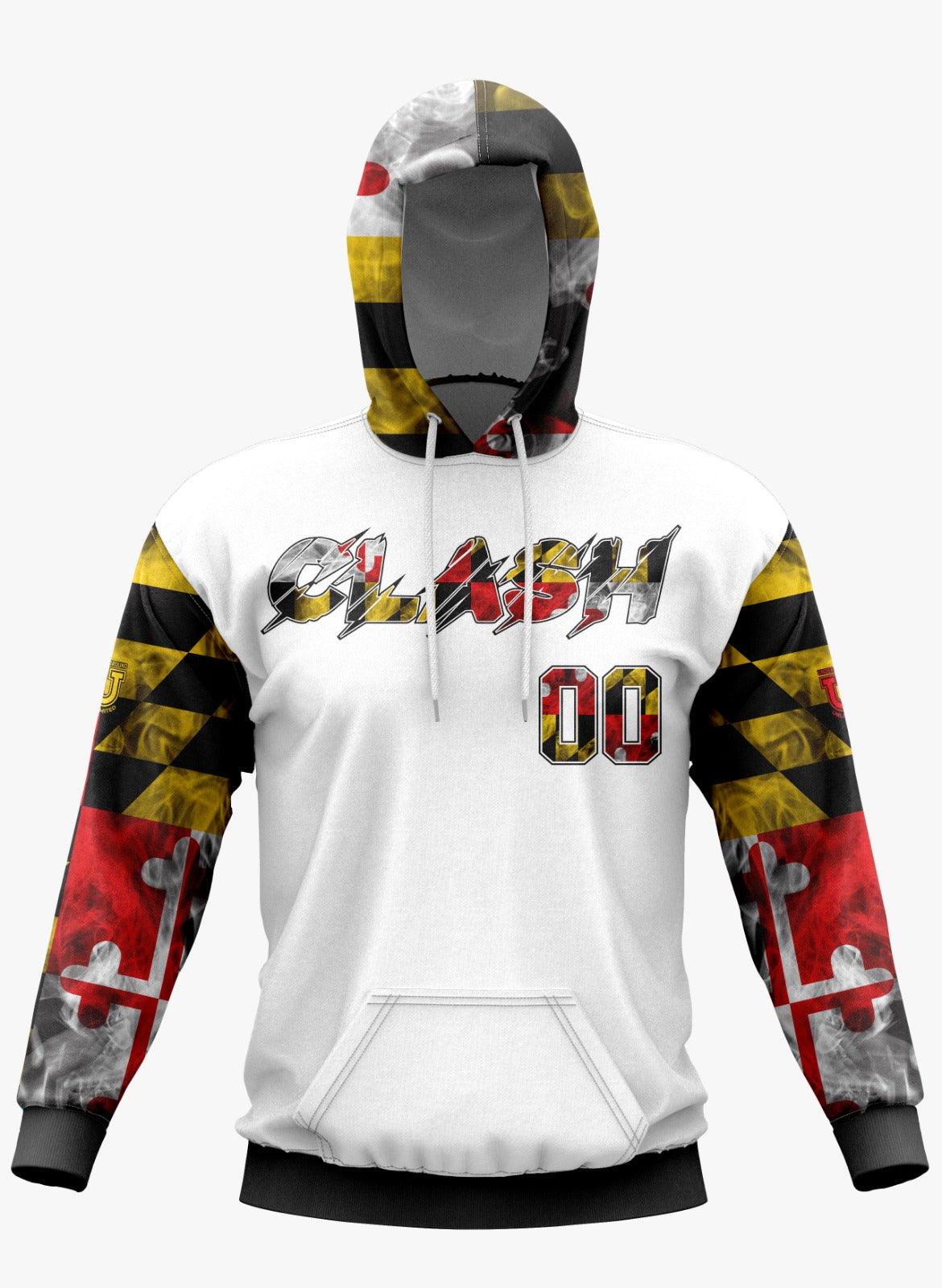 Maryland Clash Performance Hoodie ~ Maryland Smoke