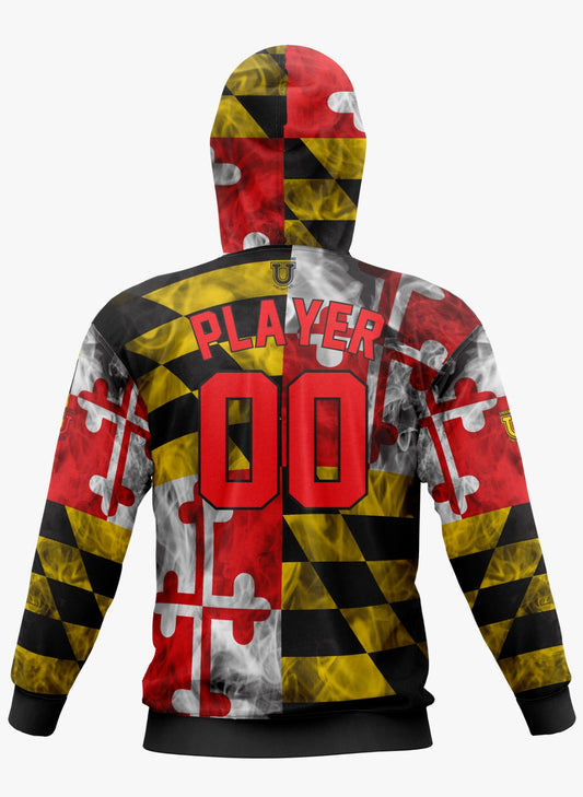 Maryland Clash Performance Hoodie ~ Maryland Smoke