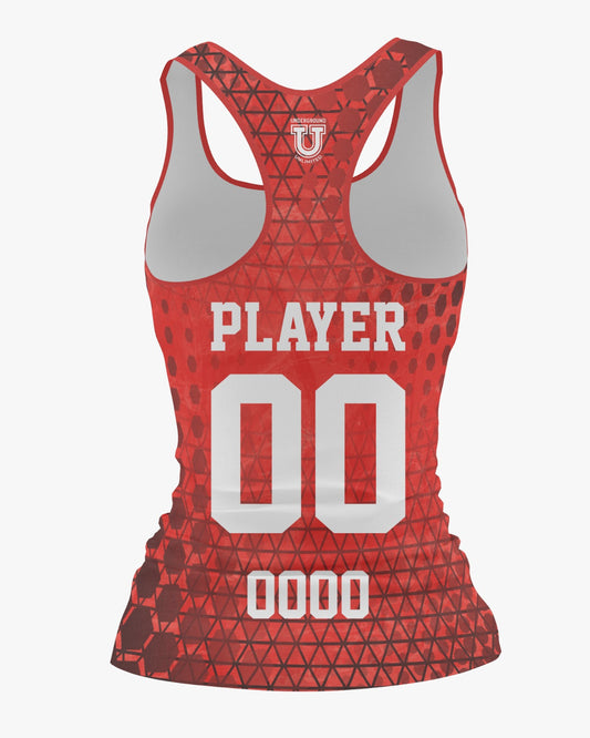 Shore Kaos Dri Tech Women's Razor Back ~ Hexagon