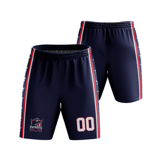 Patriots Ice Hockey Dri Tech Stretch Training Shorts ~ Shell Replica