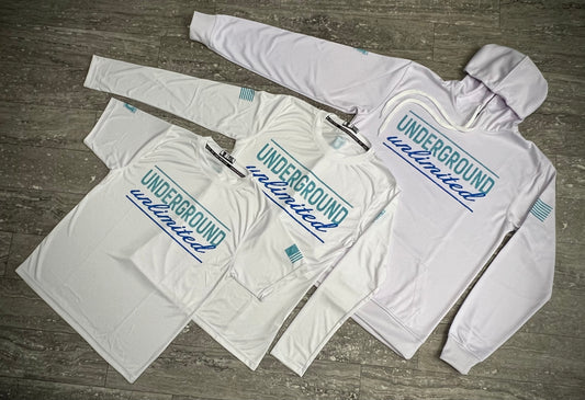 Underground Unlimited Performance Dri Tech Design ~ White