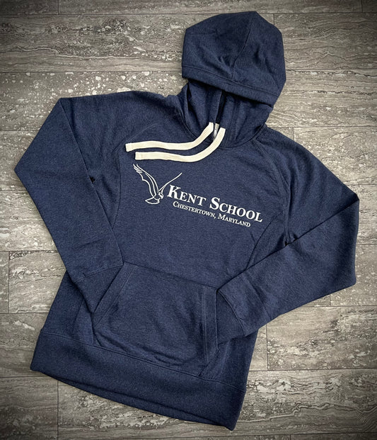 Kent School Midweight Cozy Hoodie ~ Women's {Heathered Navy}
