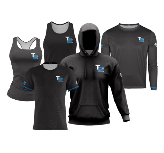 TU2RN Performance Dri Tech Apparel ~ Game Day Jersey Replica {Black}