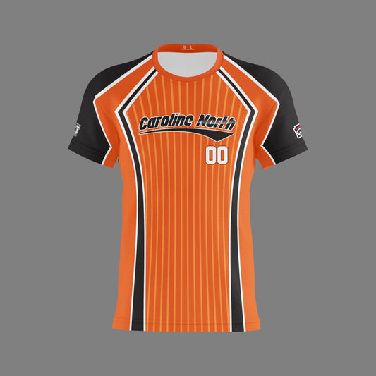 Caroline North Performance Dri Tech Design ~ Orange