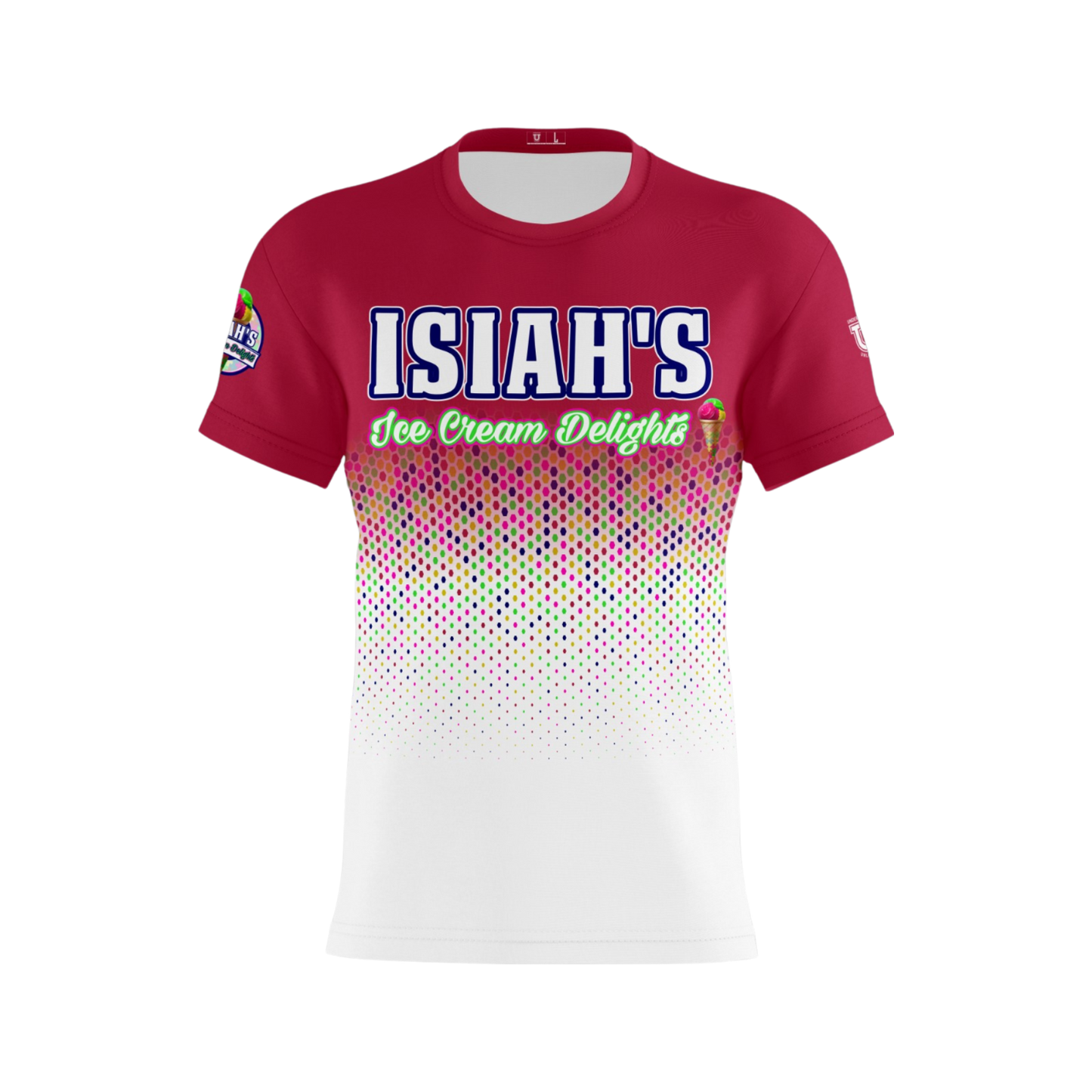 Isiah's Ice Cream ~ Player Jersey {Red}