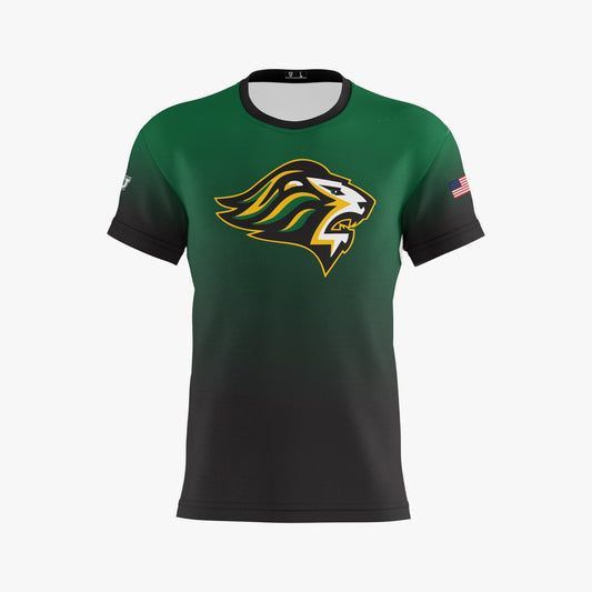 QA Dri Tech T-Shirt ~ Green to Black Fade