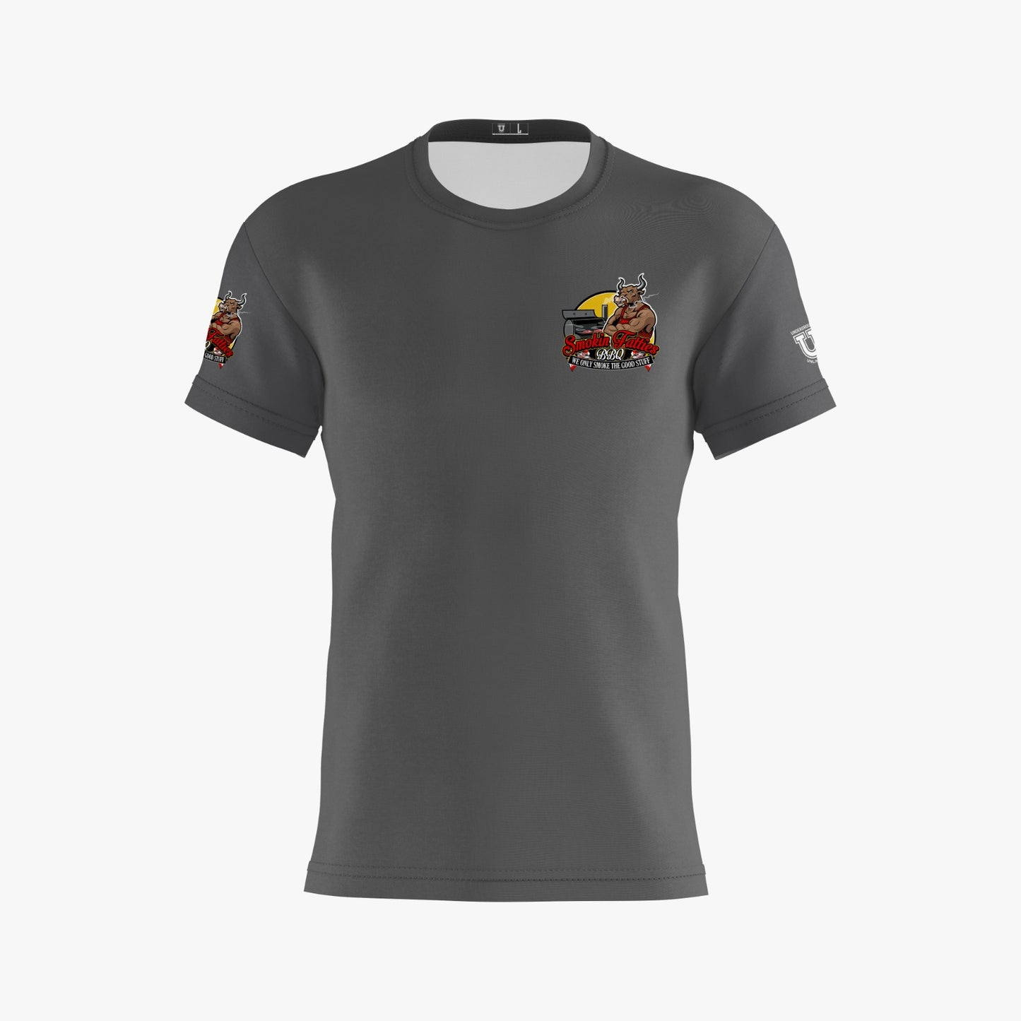 Smokin Fatties Performance Dri Tech Shirt ~ Solid Grey