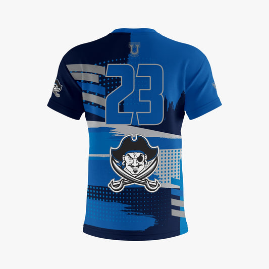 Buccaneers Cheerleading Dri Tech T-Shirt ~ Dotted Lines