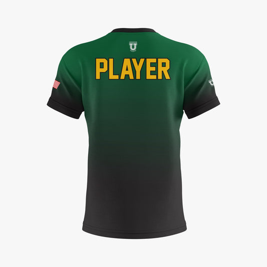 QA Dri Tech T-Shirt ~ Green to Black Fade