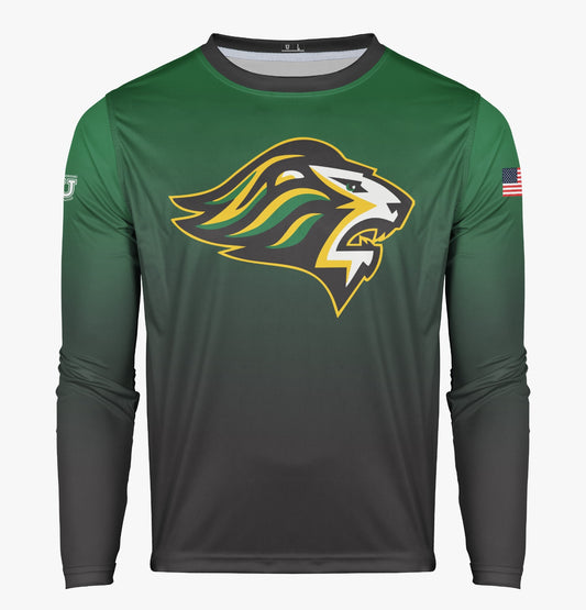 QA Pro Performance Sun Long Sleeve ~ Green to Black Fade