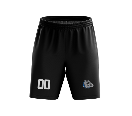 North Caroline Dri Tech Stretch Training Shorts ~ Bulldogs {Black}