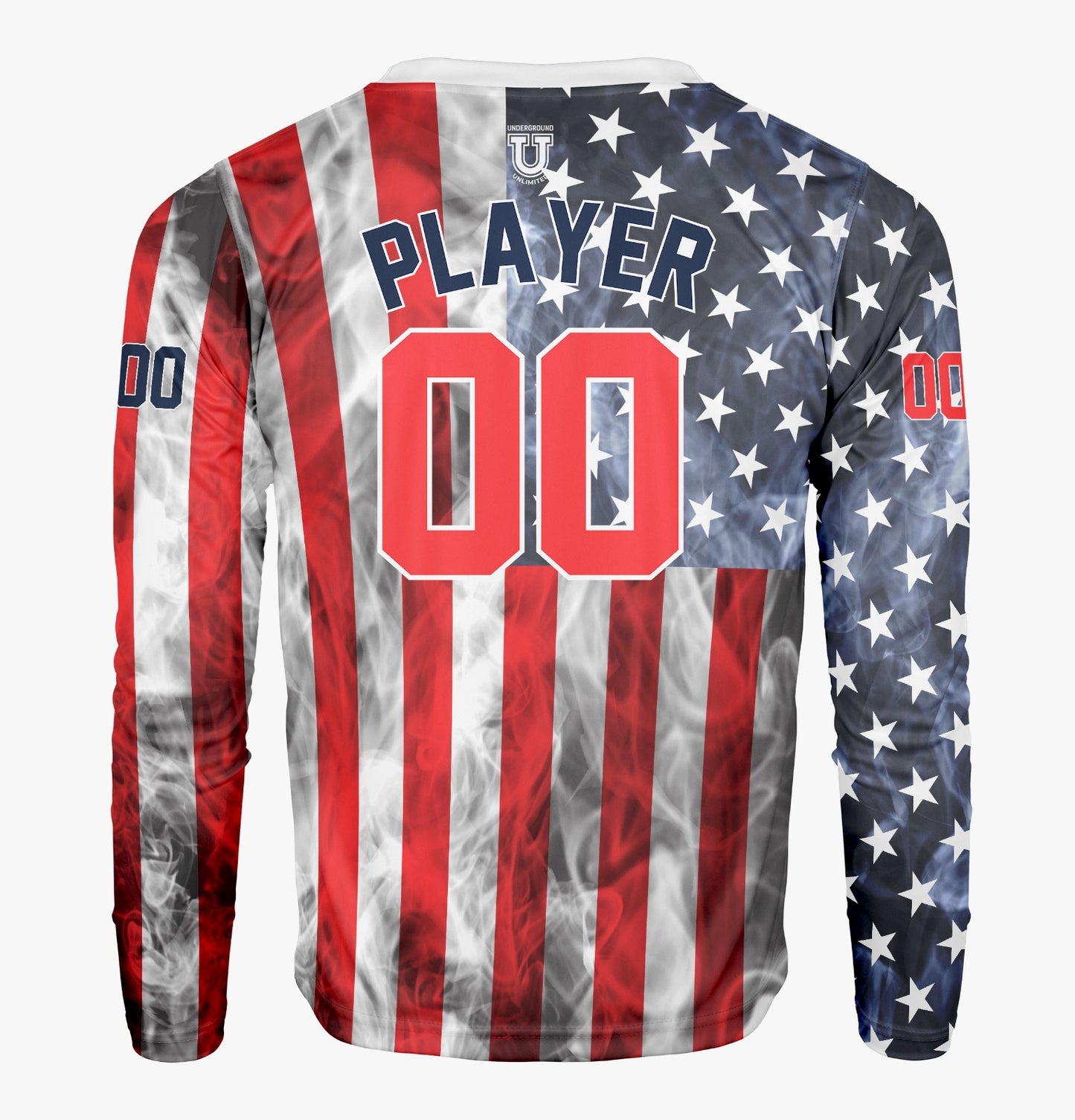 Maryland Clash Pro Performance Sun Long Sleeve ~ USA Smoke