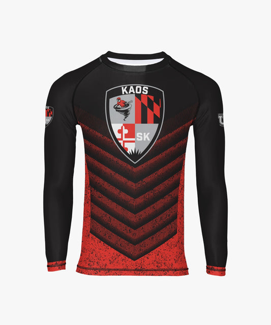 Shore Kaos Performance Compression Long Sleeve ~ Orange Armor