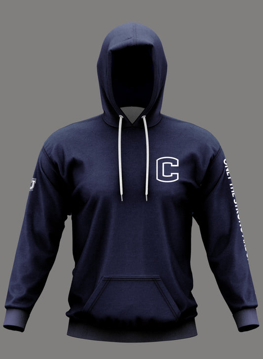 W.T. Chipman Performance Hoodie ~ C Logo Left Chest {Navy}
