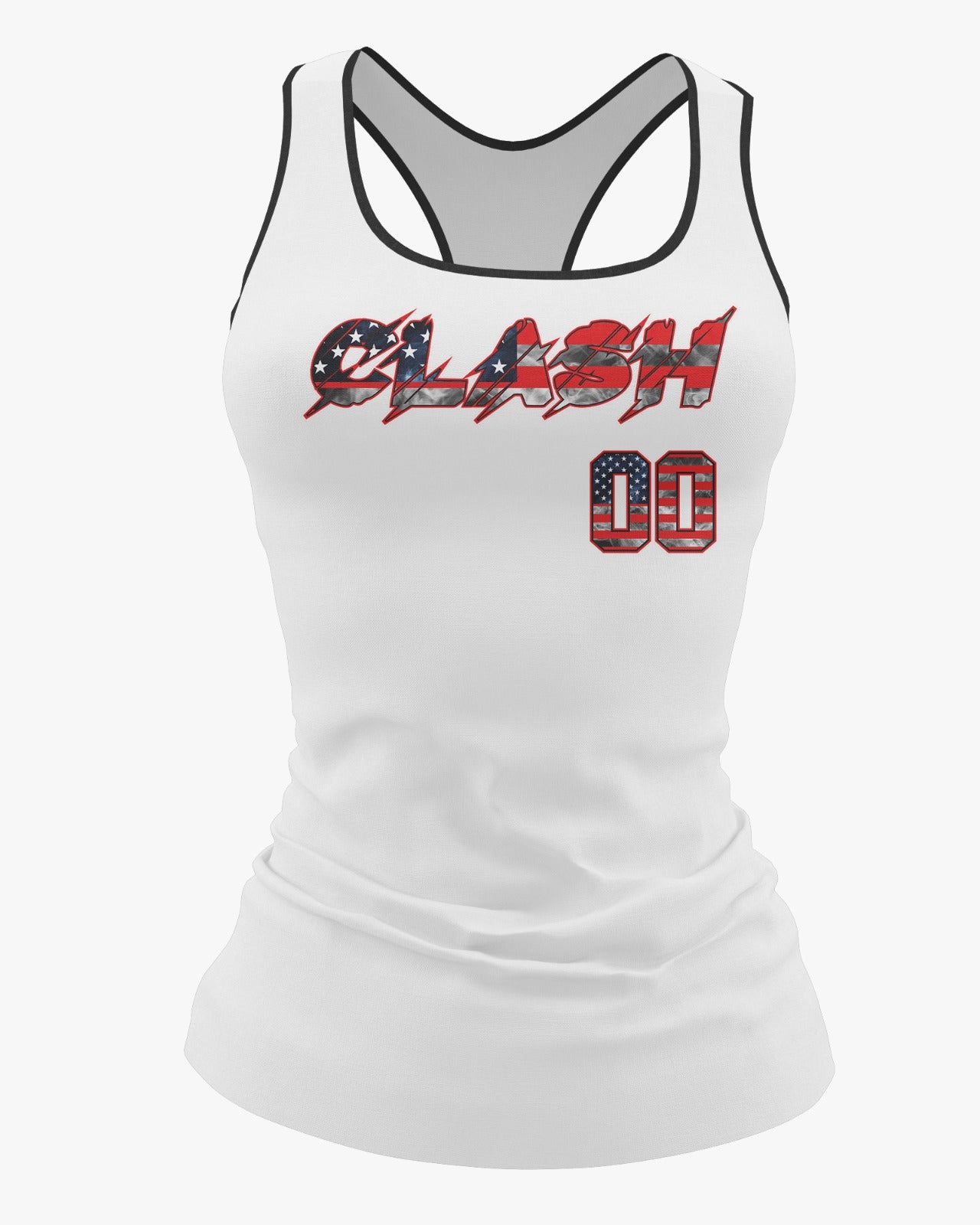 Maryland Clash Dri Tech Women's Razorback ~ USA Smoke