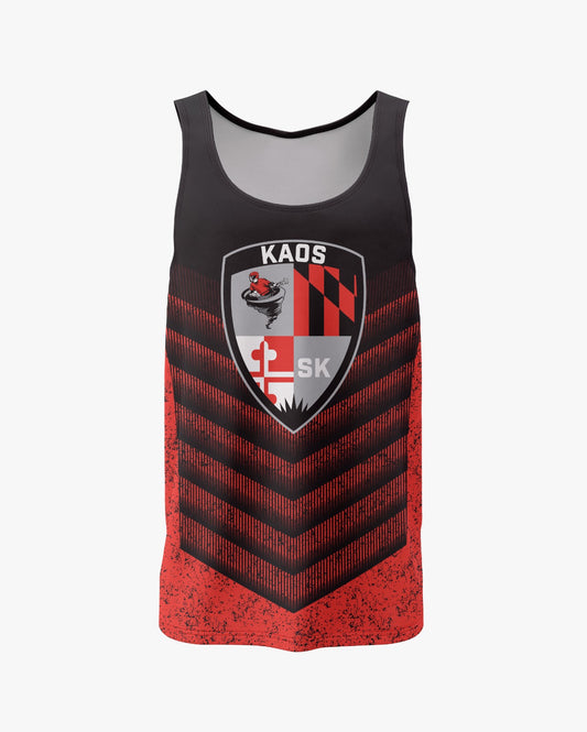 Kaos Dri Tech Tank Top ~ Orange Armor