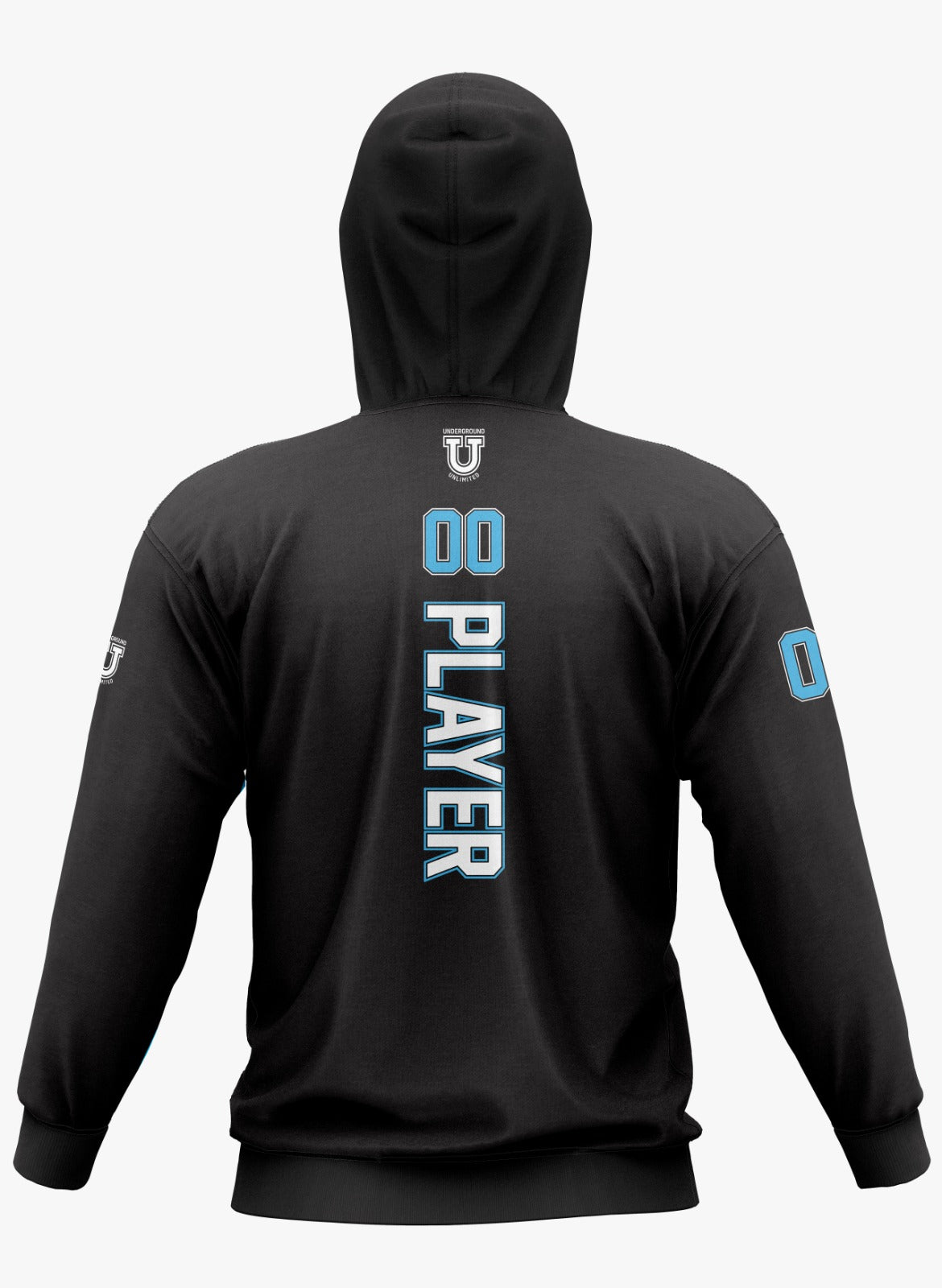 Raptors Performance Hoodie ~ Black Raptor Claws