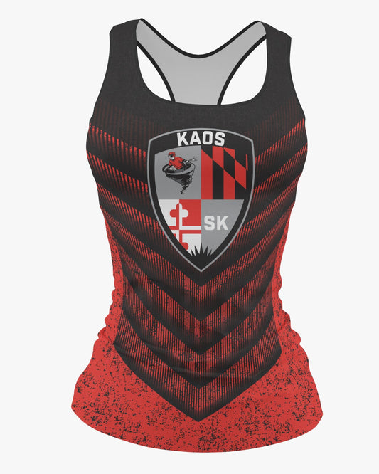 Shore Kaos Dri Tech Women's Razor Back ~ Orange Armor