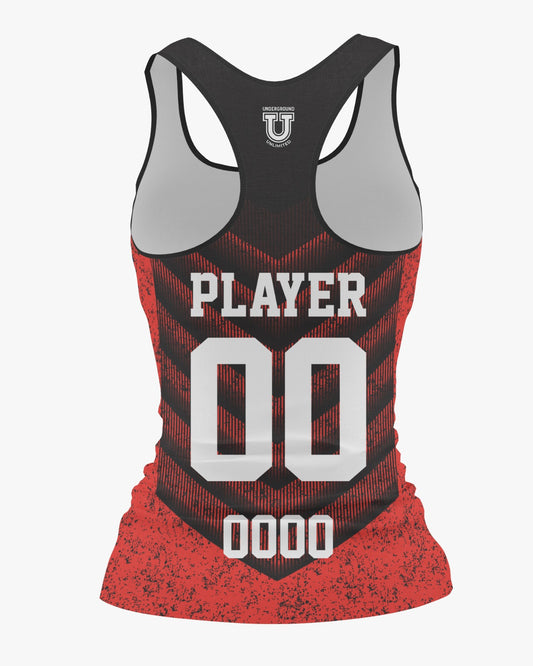 Shore Kaos Dri Tech Women's Razor Back ~ Orange Armor