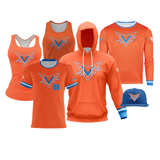 Eastern Shore Velocity Performance Dri Tech Design ~ Orange