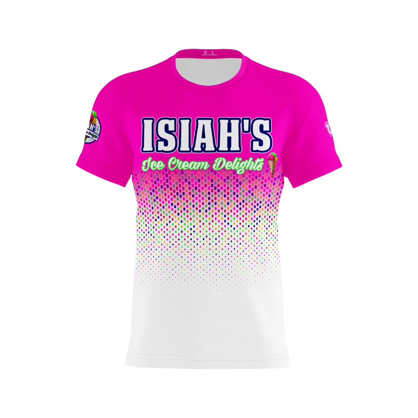 Isiah's Ice Cream ~ Player Jersey {Pink}