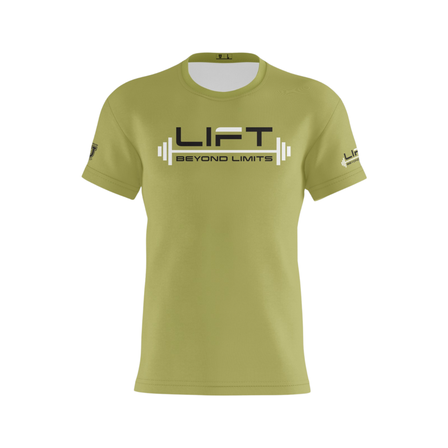 Lift Beyond Limits Performance Dri Tech Shirt ~ Solid Vegas Gold