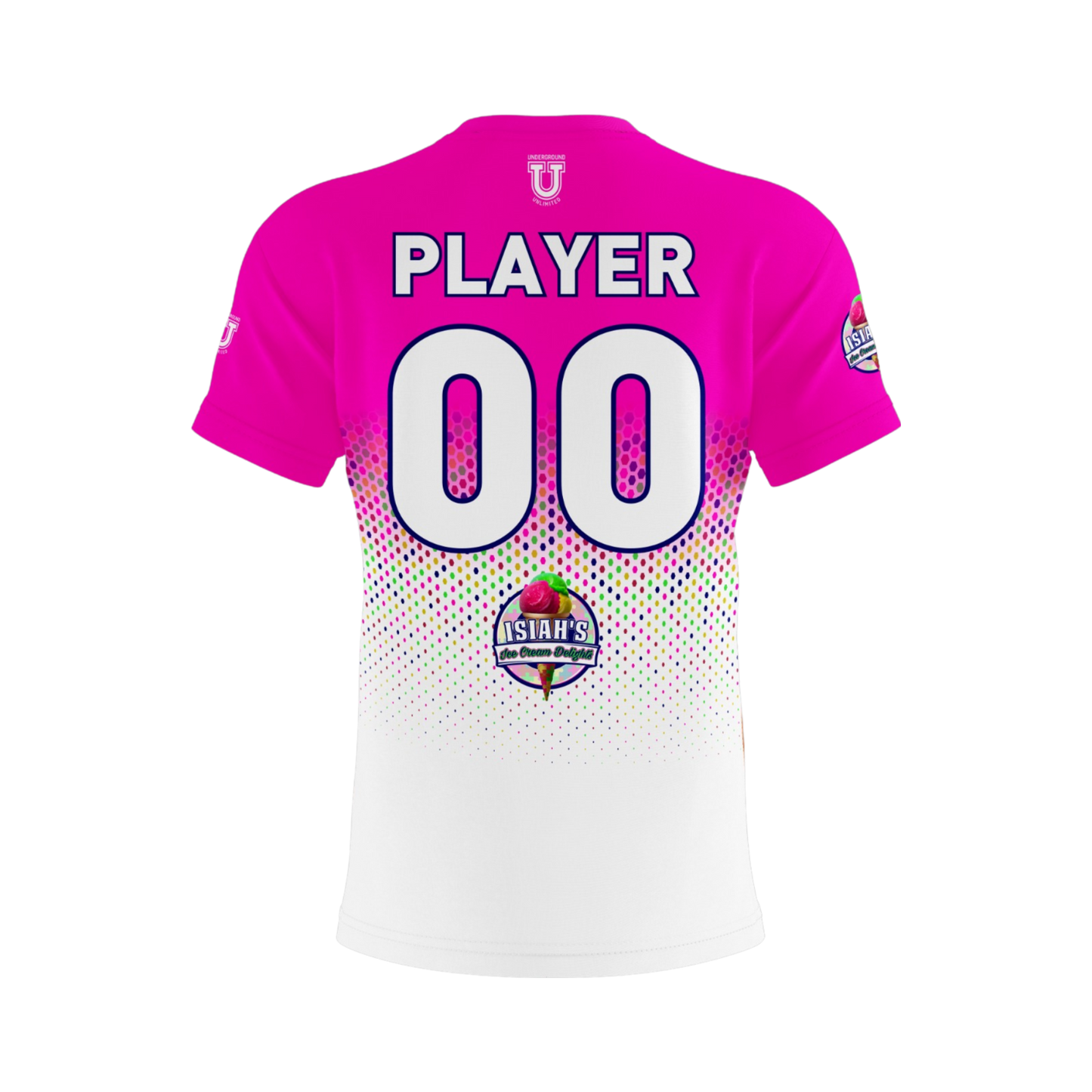 Isiah's Ice Cream ~ Player Jersey {Pink}